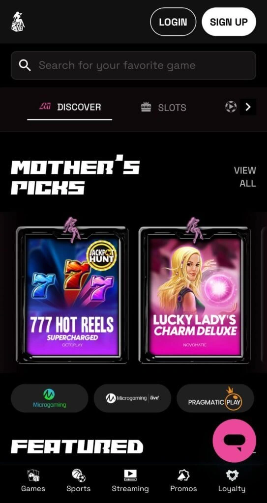 Motherland Mobile Experience